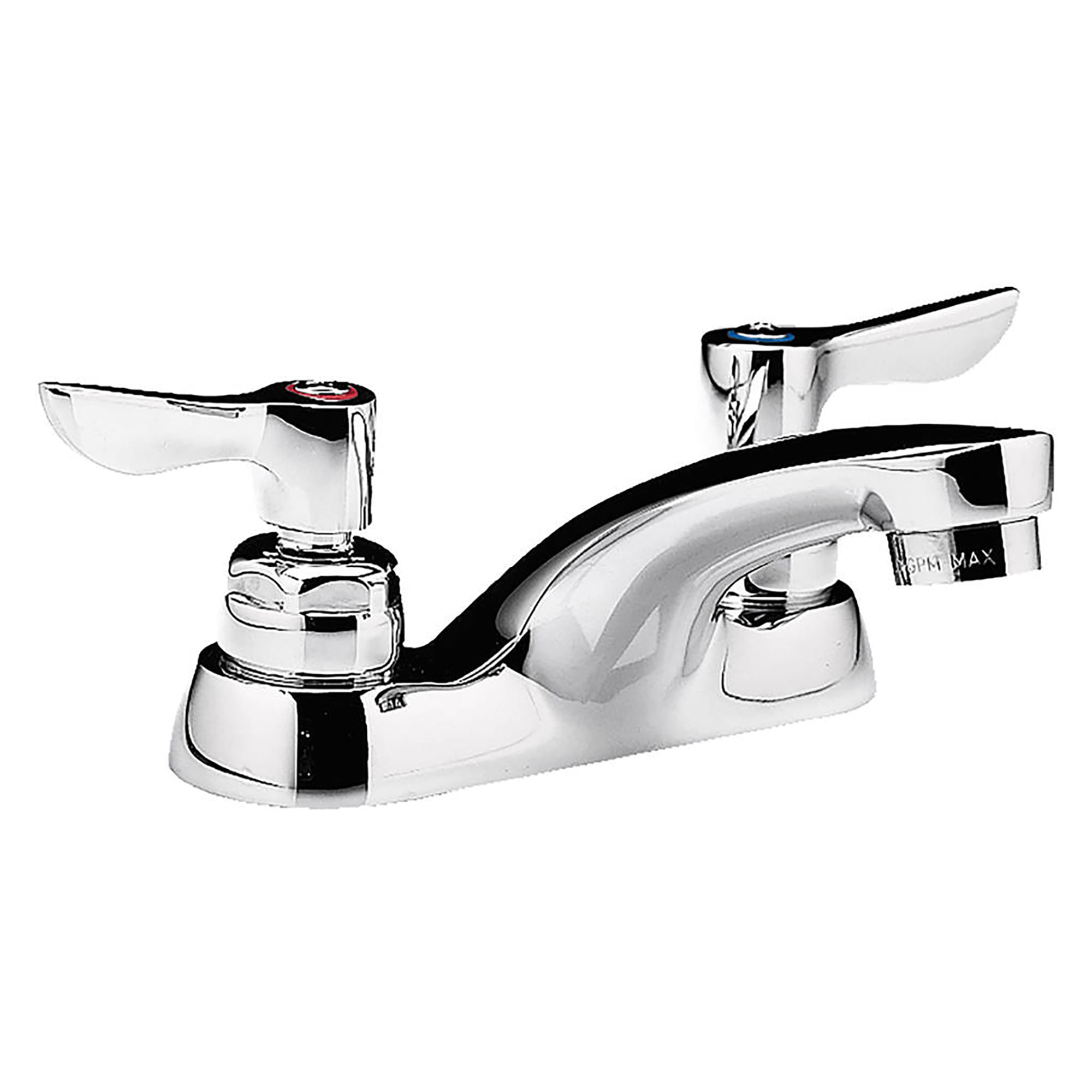 Monterrey® 4-Inch Centerset Cast Faucet With Lever Handles 0.5 gpm/1.9 Lpm With Grid Drain